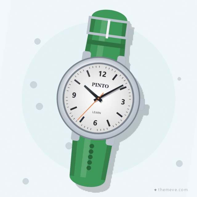 Pinto Learn-the-Time Green