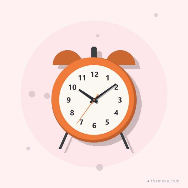 Ghorbari Twin-Bell Alarm Orange