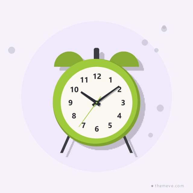 Ghorbari Twin-Bell Alarm Lime